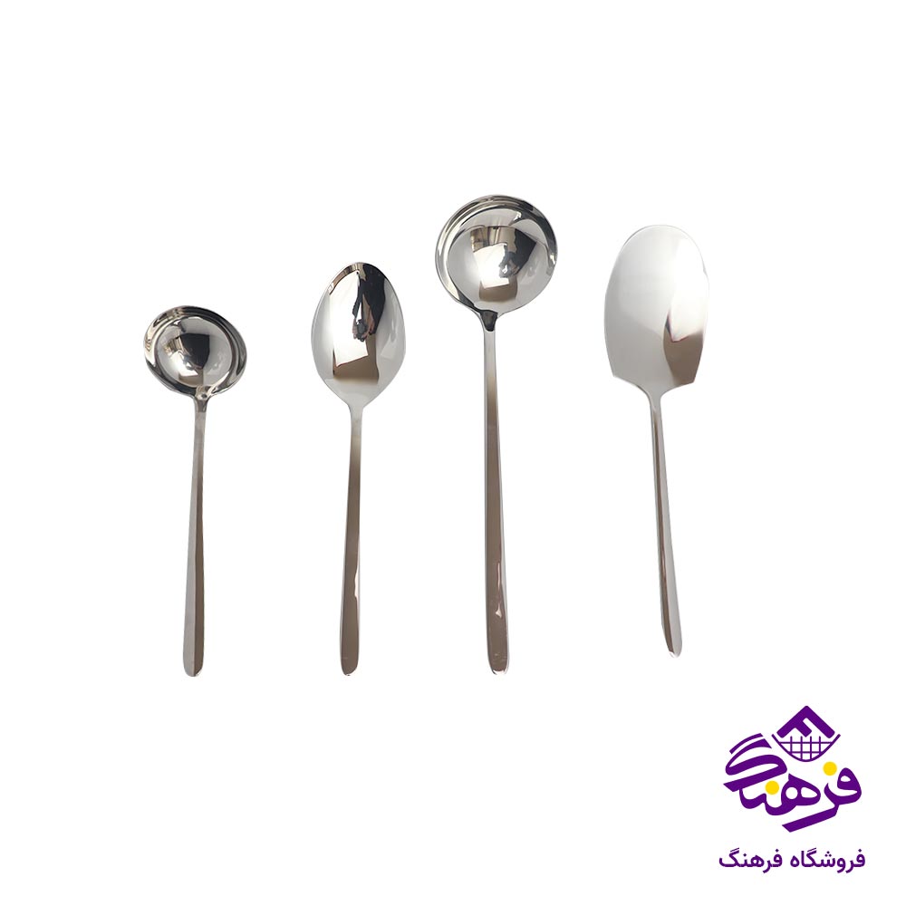 سرویس قاشق و چنگال 144 پارچه نگیر اعلا یونیک
