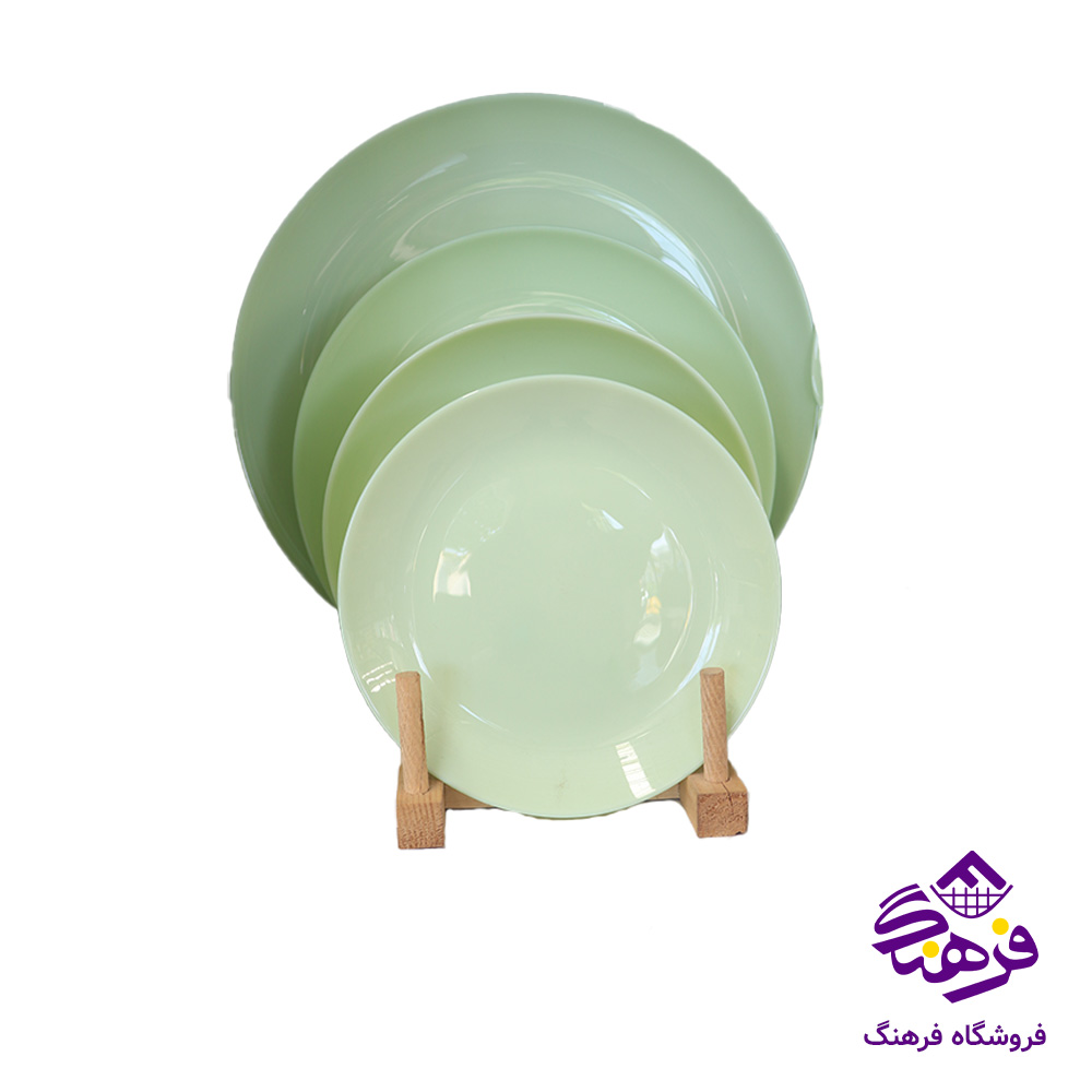 سرویس 26 پارچه گلدن اپال مدل دیوالی سبز