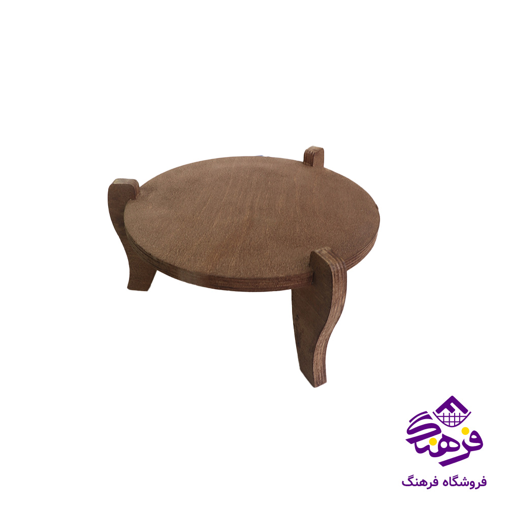 کلمن شيشه ای جام سازان مدل کوکاکولا پايه چوبی