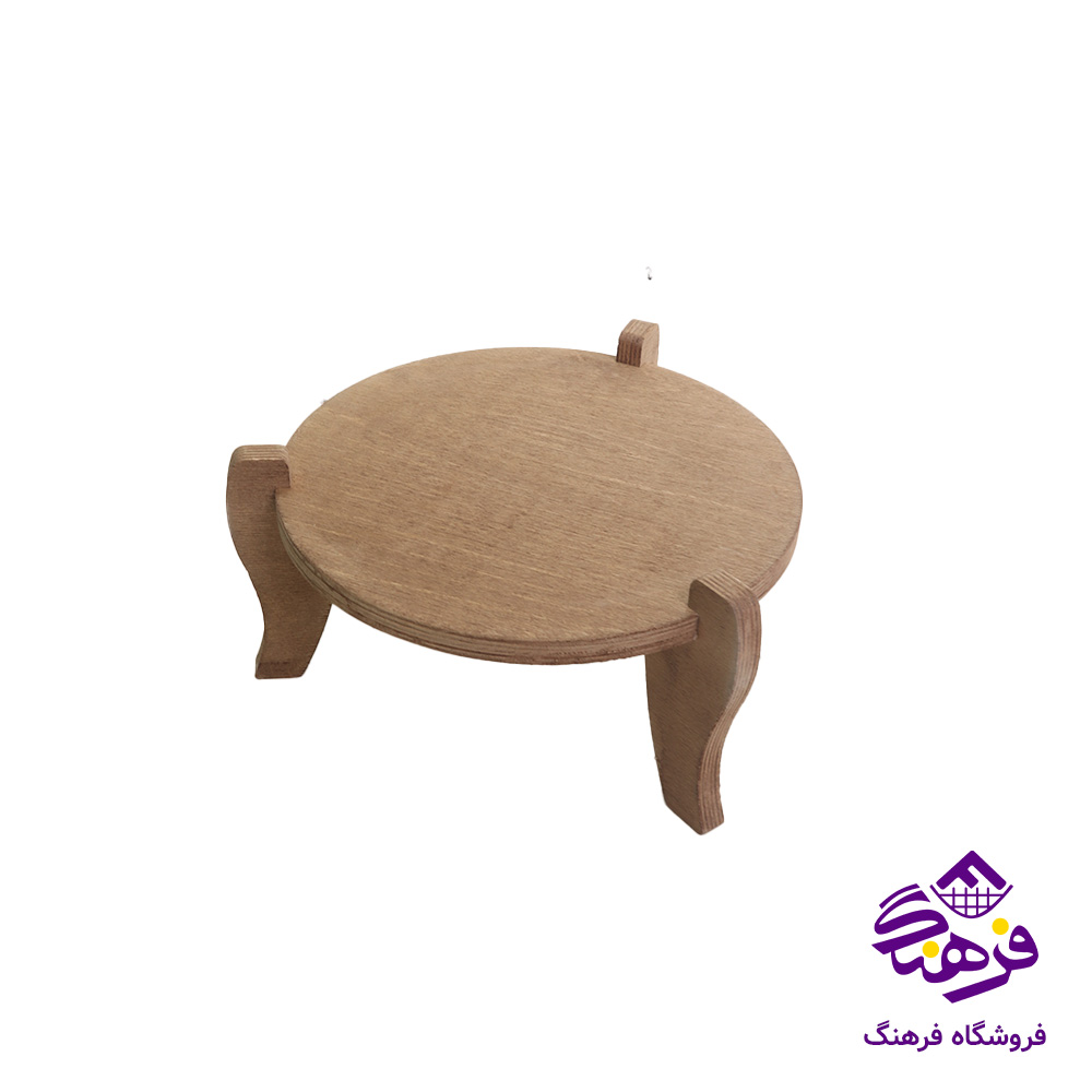 کلمن شيشه ای جام سازان مدل مارشال پايه چوبی