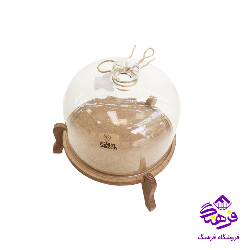 کاپ کيک جام سازان مدل پايه چوبی سایز 25