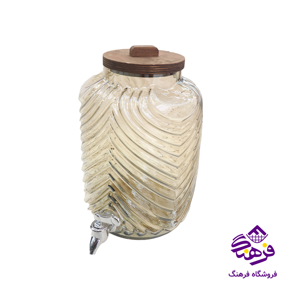 کلمن شیشه ای جام سازان مدل رویال شامپاینی 