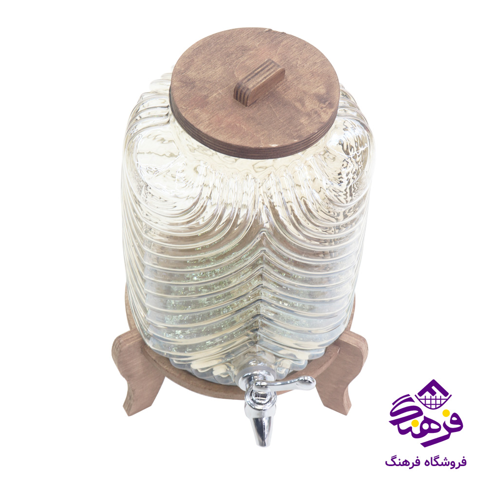 کلمن شیشه ای جام سازان مدل رویال شامپاینی 