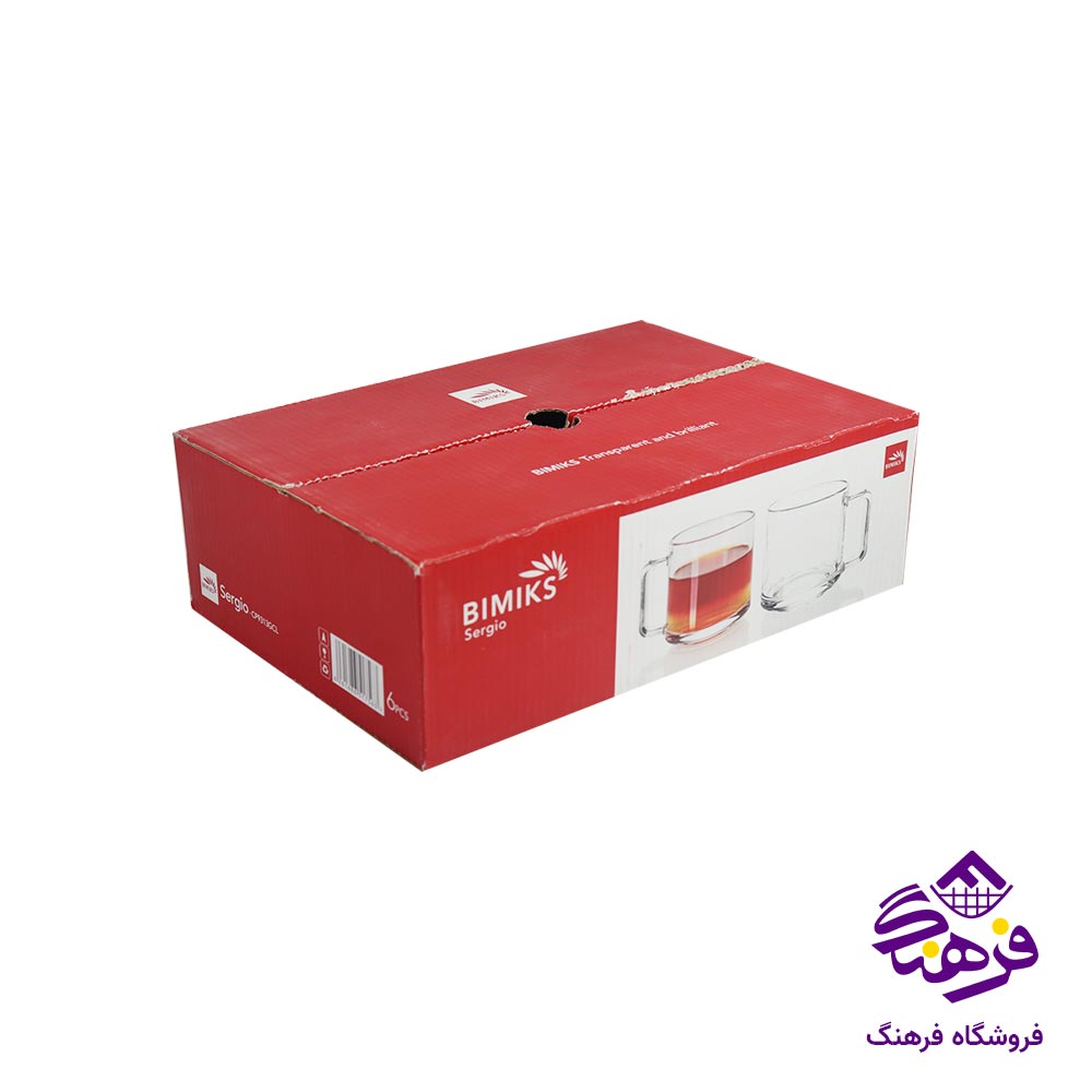 فنجان بلور کاوه مدل سرجیو (6 عددی)