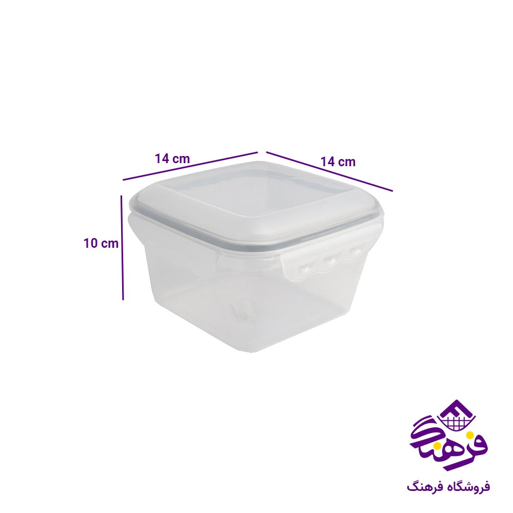 ظرف فریزری ایده ال مدل لاک اند لاک سایز 1 کد 6075