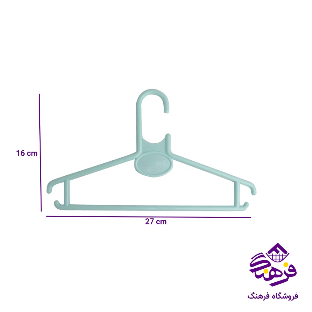 چوب لباسی پادیز مدل کودک کد 443 (6 عددی)