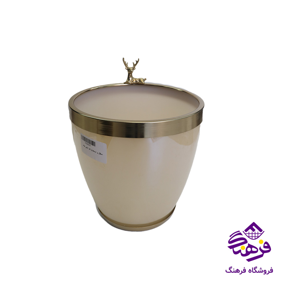 سطل و دستمال جام سازان مدل کاراملی