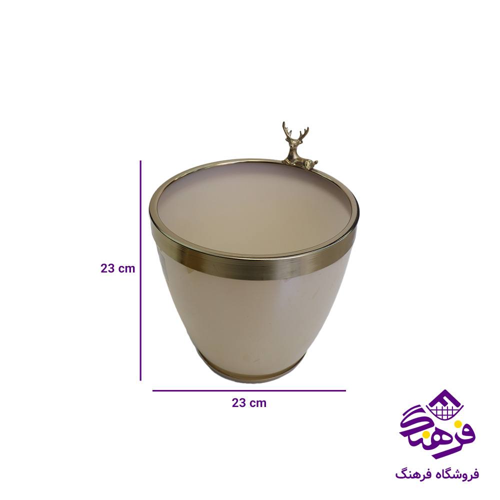 سطل و دستمال جام سازان مدل کاراملی
