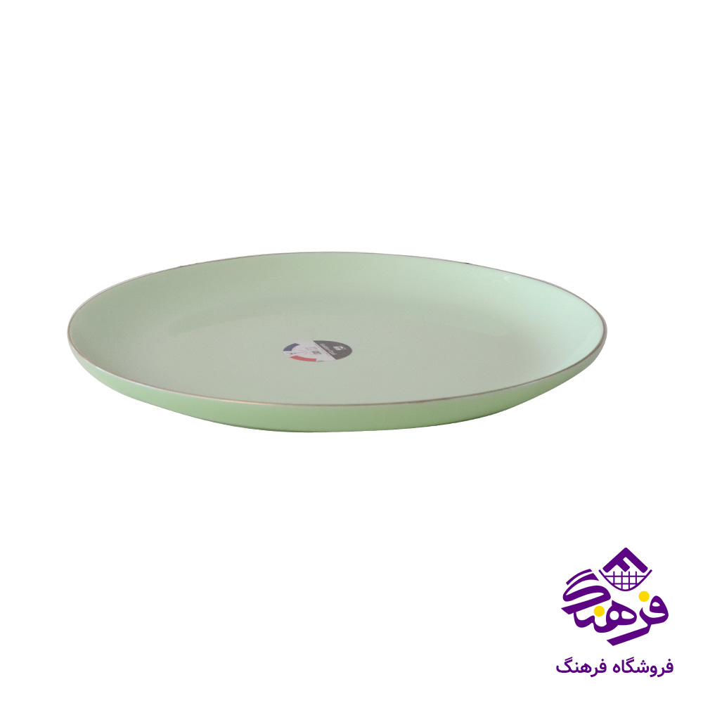 سرویس 26پارچه گلدن اپال مدل دیوالی سبز لب طلا نیو