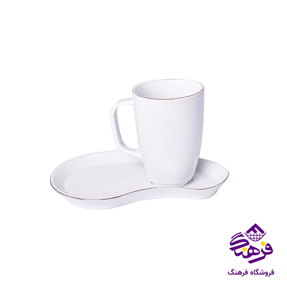 سرویس 2 پارچه لیوان و نعلبکی لیموم مدل لوتوس 324