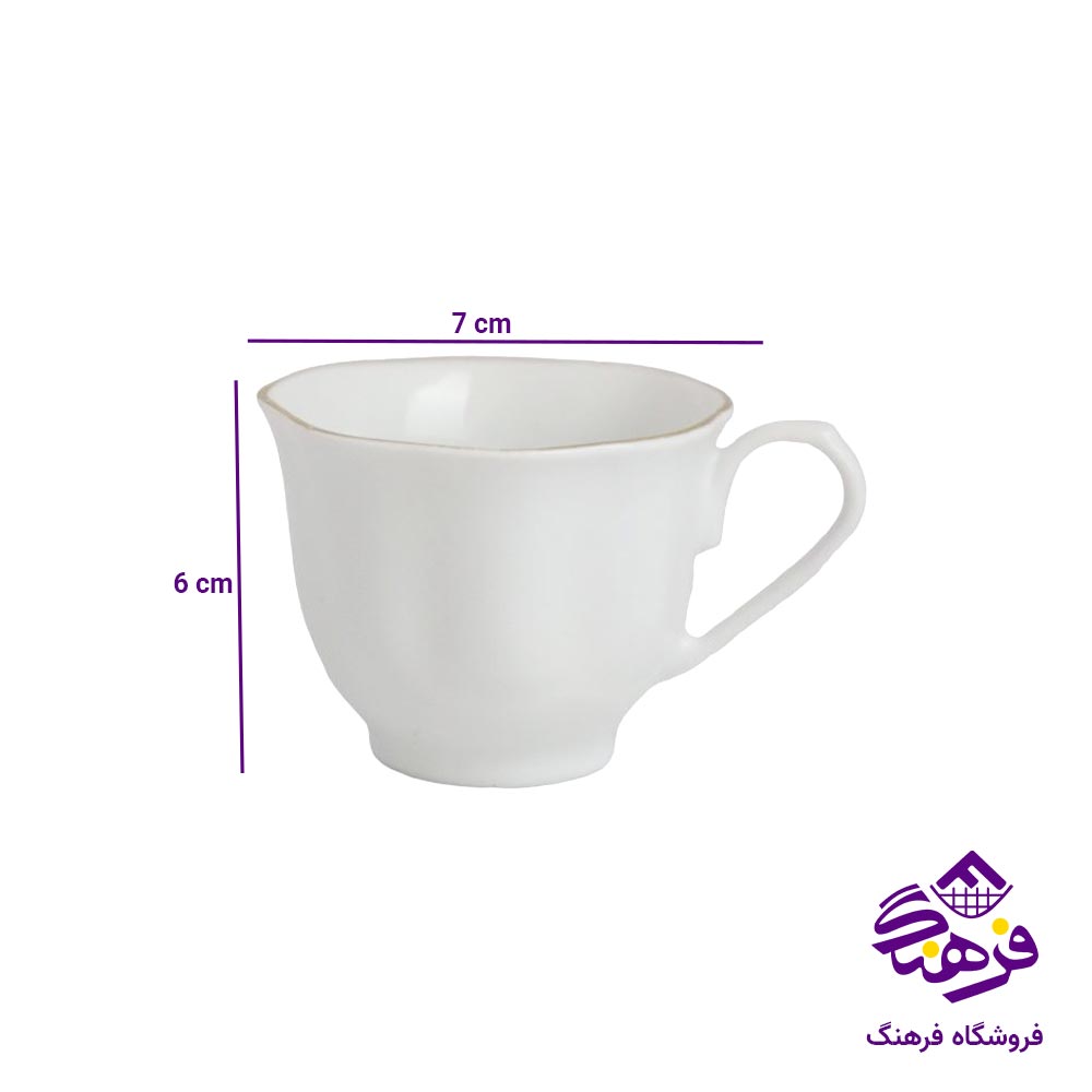 قهوه خوری 12 پارچه لیموم مدل نیلوفر 640