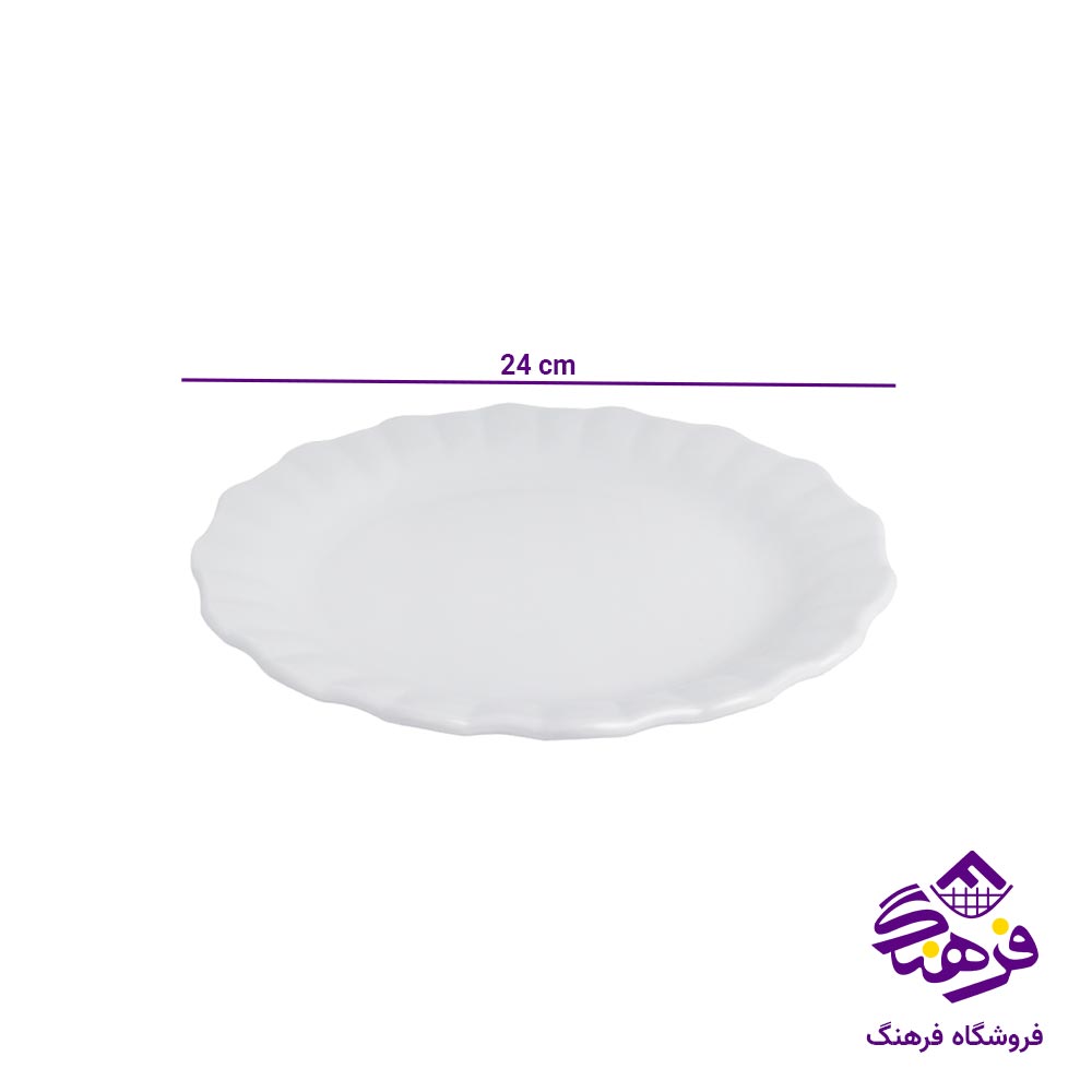 برنج خوری سفید ملامین مشهد مدل کنگره 314