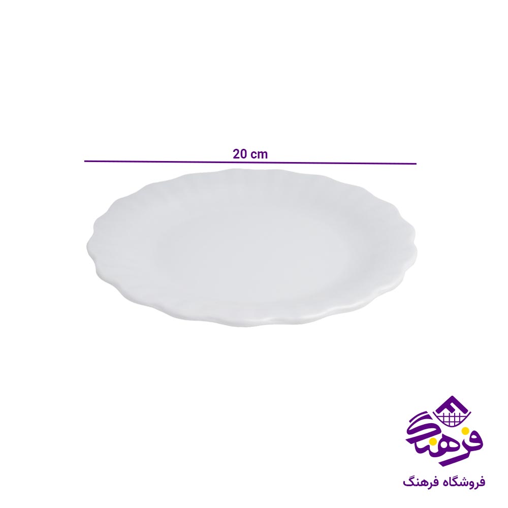 پیش دستی سفید ملامین مشهد مدل کنگره 313