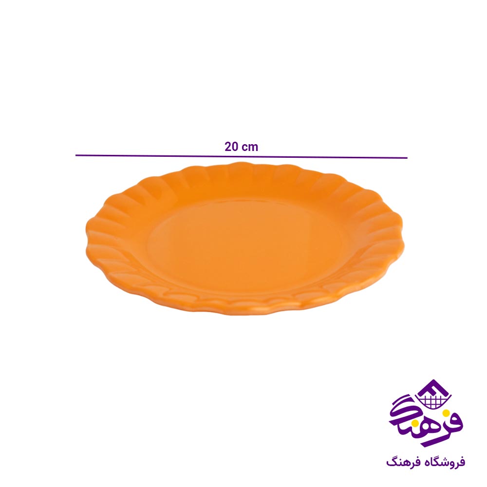 پیش دستی نارنجی ملامین مشهد مدل کنگره 313