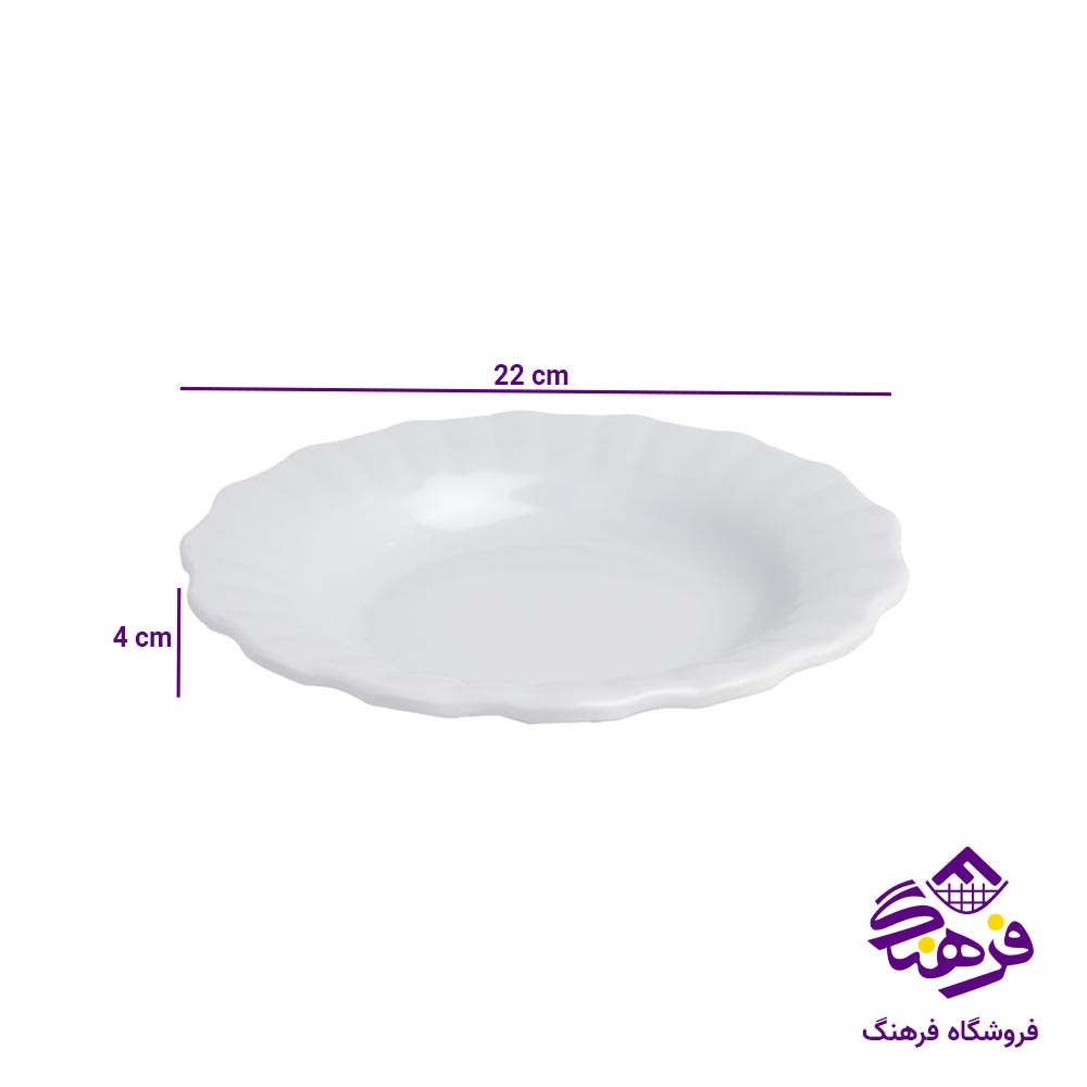 خورشت خوری سفید ملامین مشهد مدل کنگره 315
