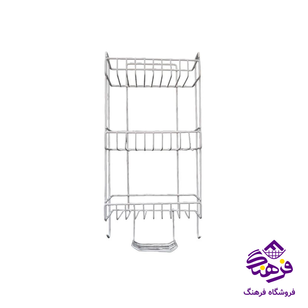  استند حمام 3طبقه کارنیک مدل  تخت روکش 