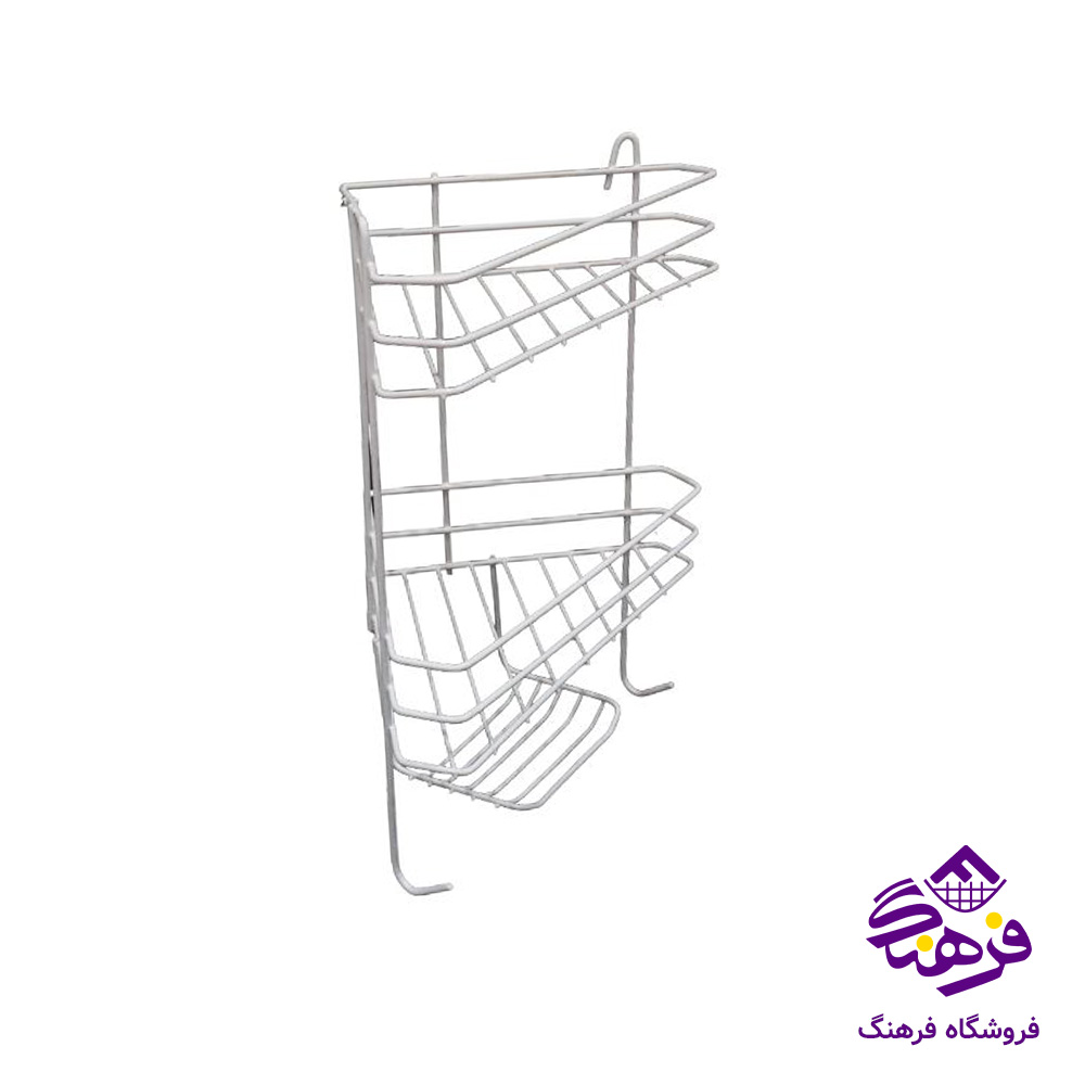 استند حمام 2طبقه کارنیک مدل روکش 