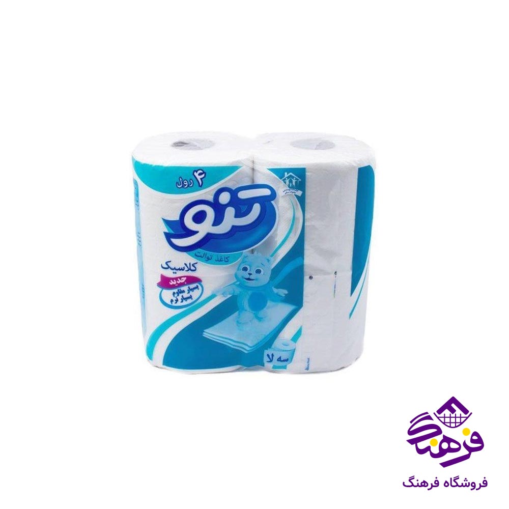 دستمال توالت تنو 4عددی