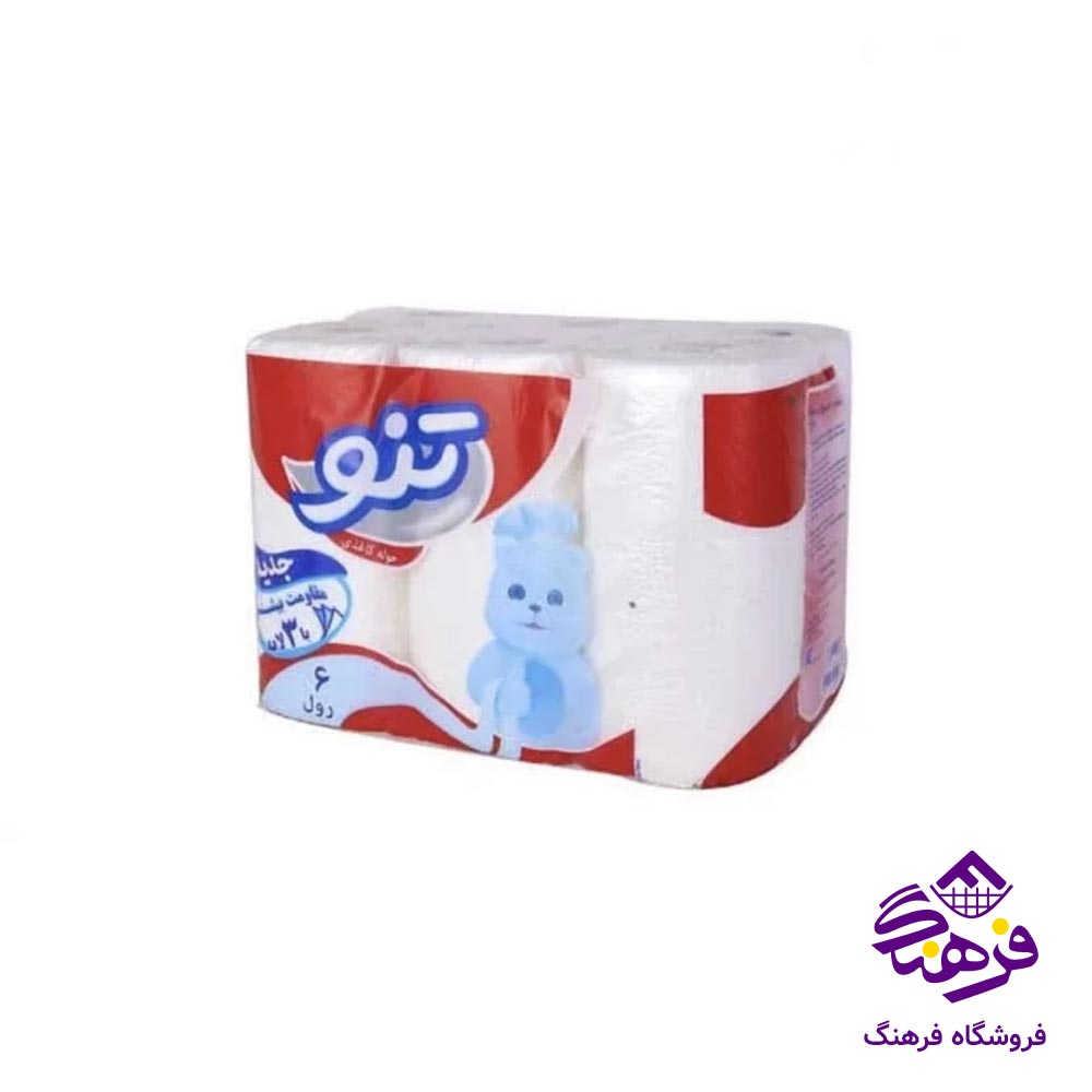 دستمال حوله ای تنو 6عددی 