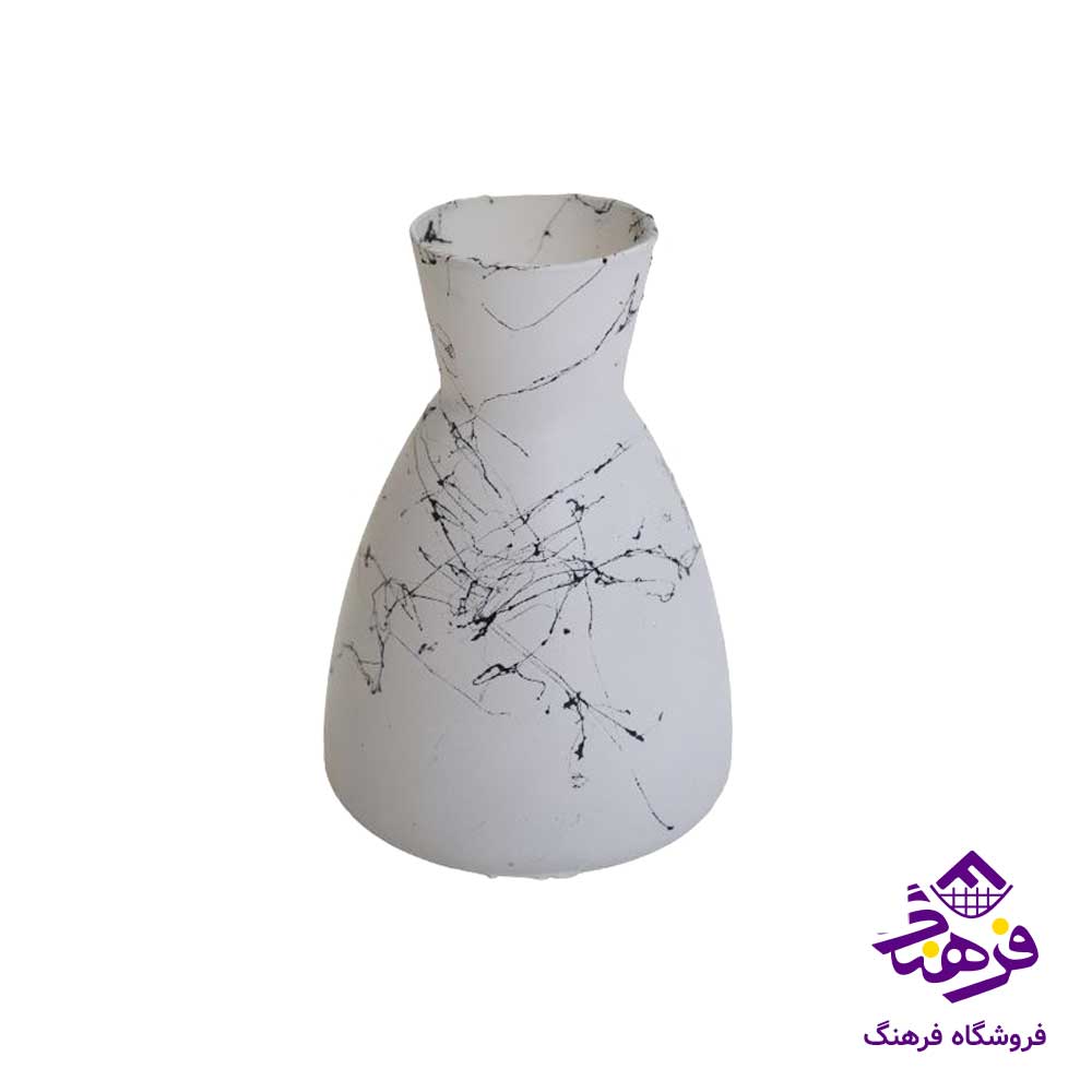گلدان شيشه ای جام سازان مدل مارشال ماربل 