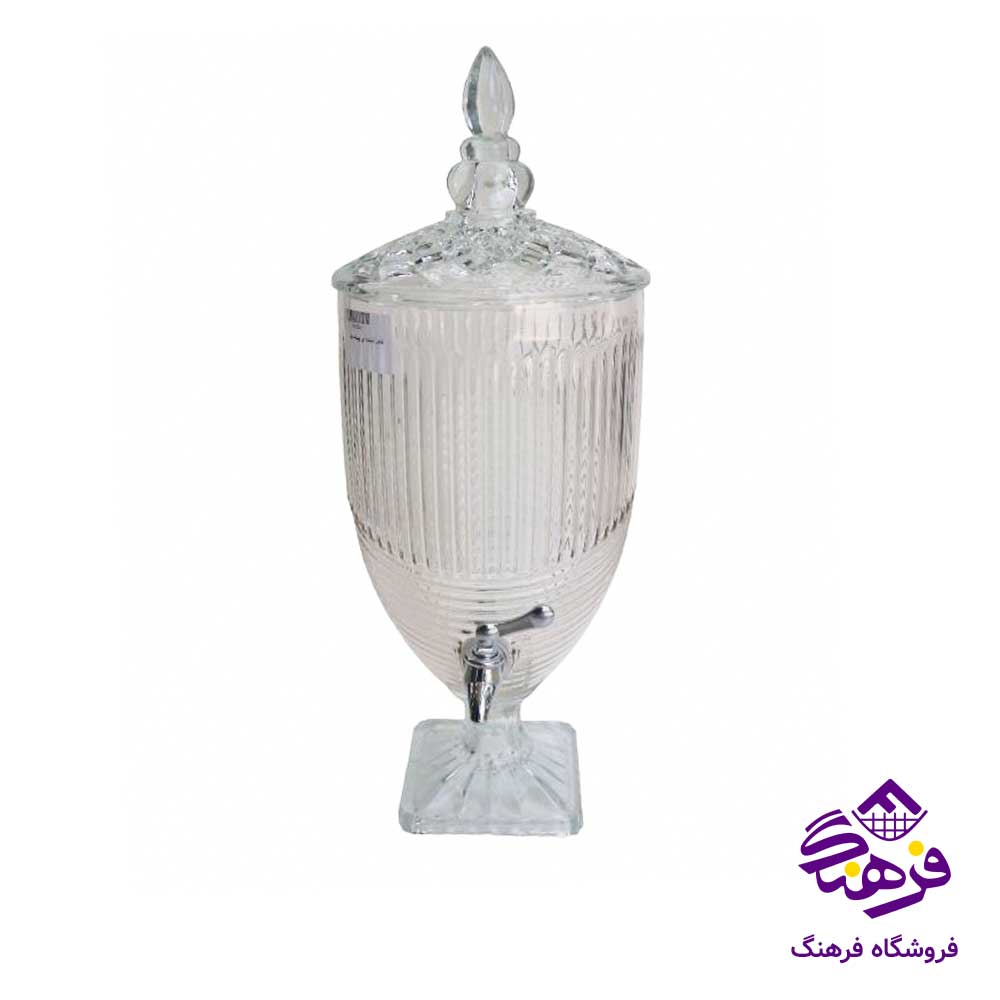 کلمن شيشه ای جام سازان مدل پيچک 