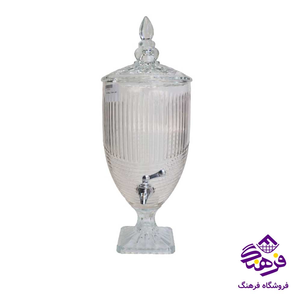 کلمن شيشه ای جام سازان مدل پيچک 