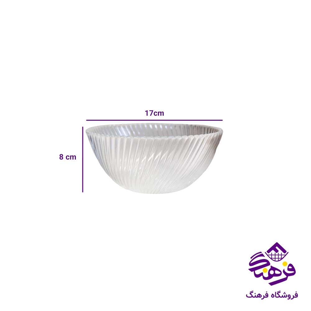کاسه ابگوشت بلور نوری تازه مدل الفا 165