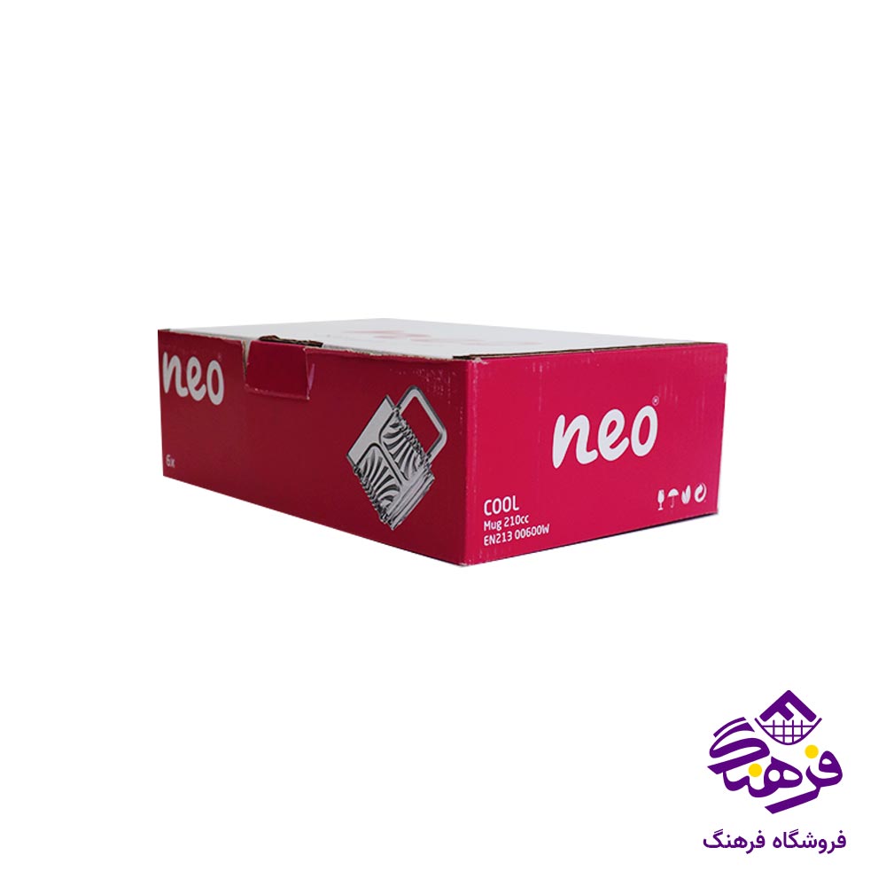 نیم لیوان نوری تازه مدل کول (6 عددی)