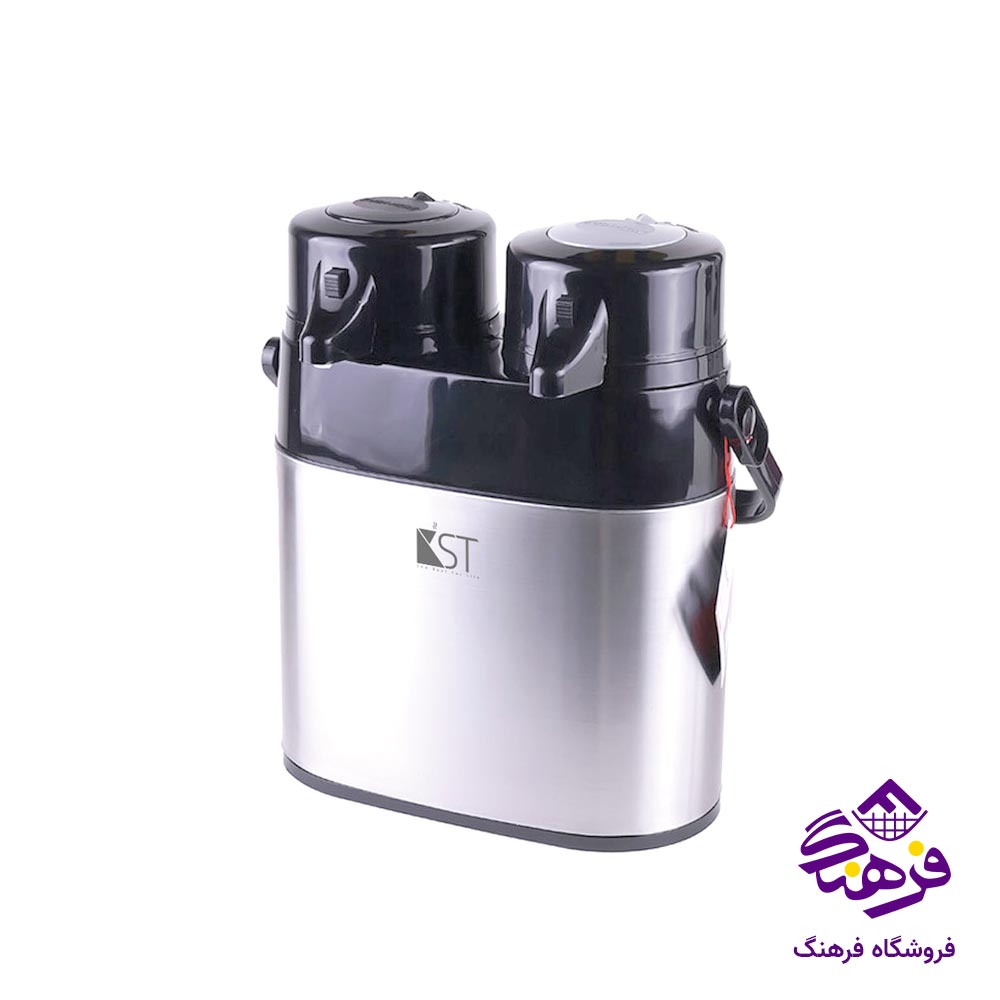فلاسک دوقلو داخل شیشه 1 لیتر KST 5420