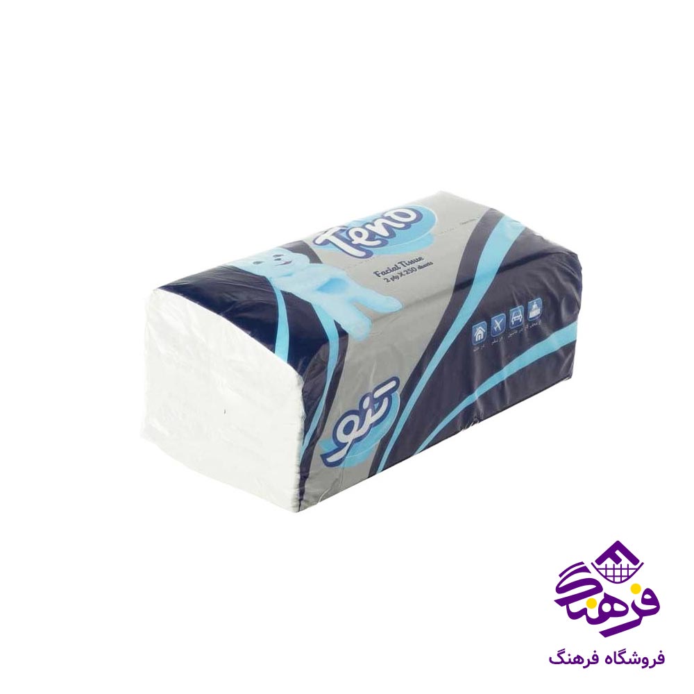 دستمال کاغذی تنو مدل 250برگ مولتی پک 8عددی