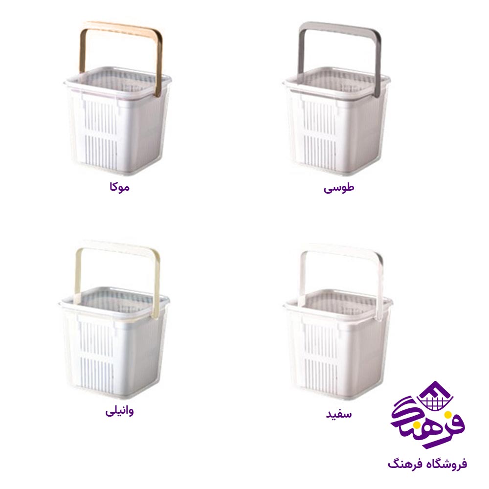 ظرف نگهدارنده ترشی با سبد مانیا سایز 3 کد 114026