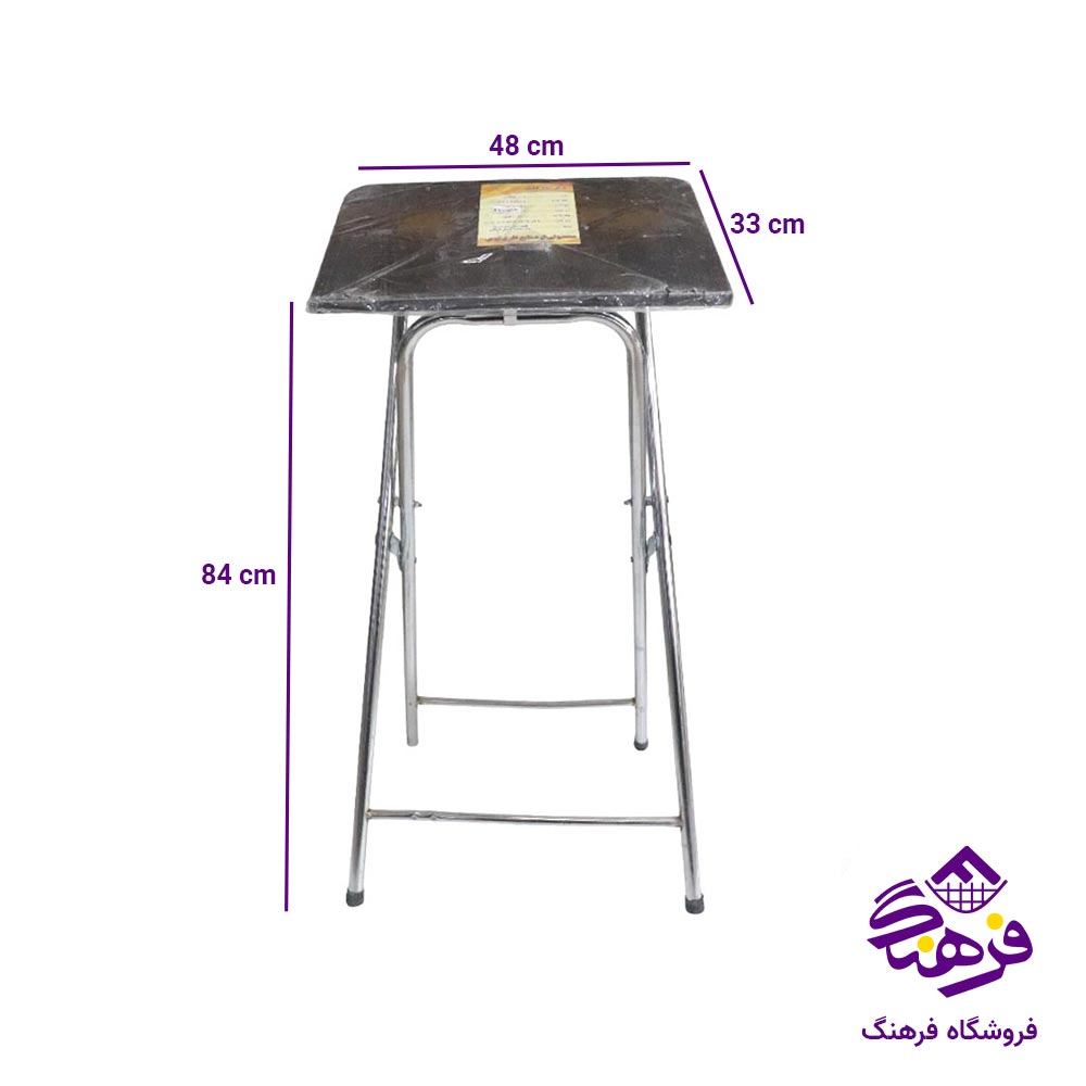 میز تک نماز پایه کروم