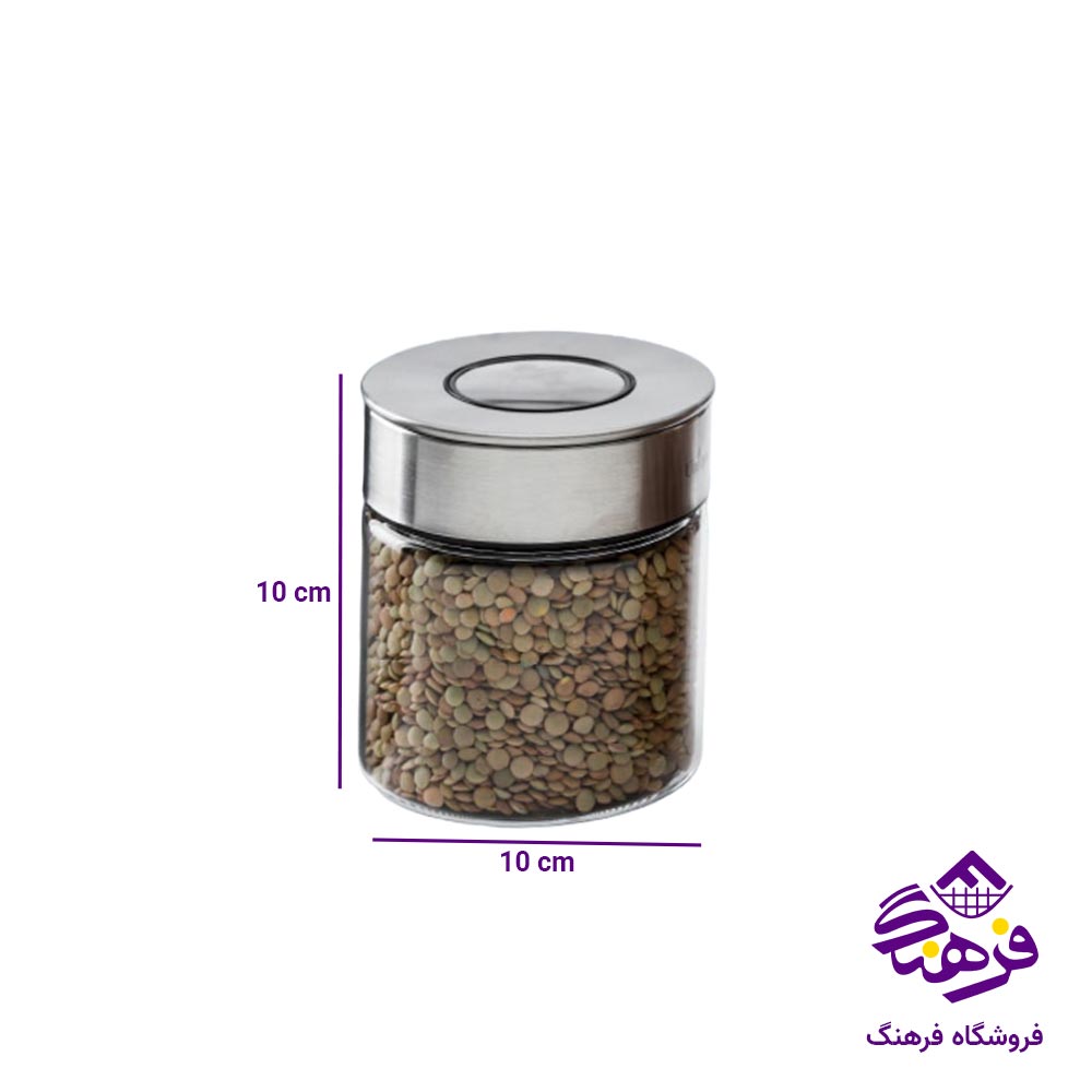 بانکه یونیک پیرکس درب استیل کد 1706 سایز 10 