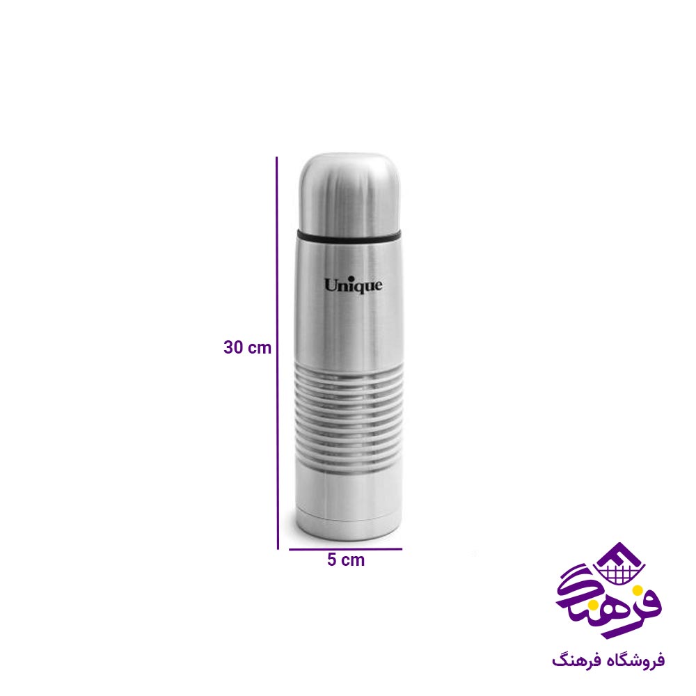 فلاسک استیل یونیک قلمی 1 لیتری کد 1998