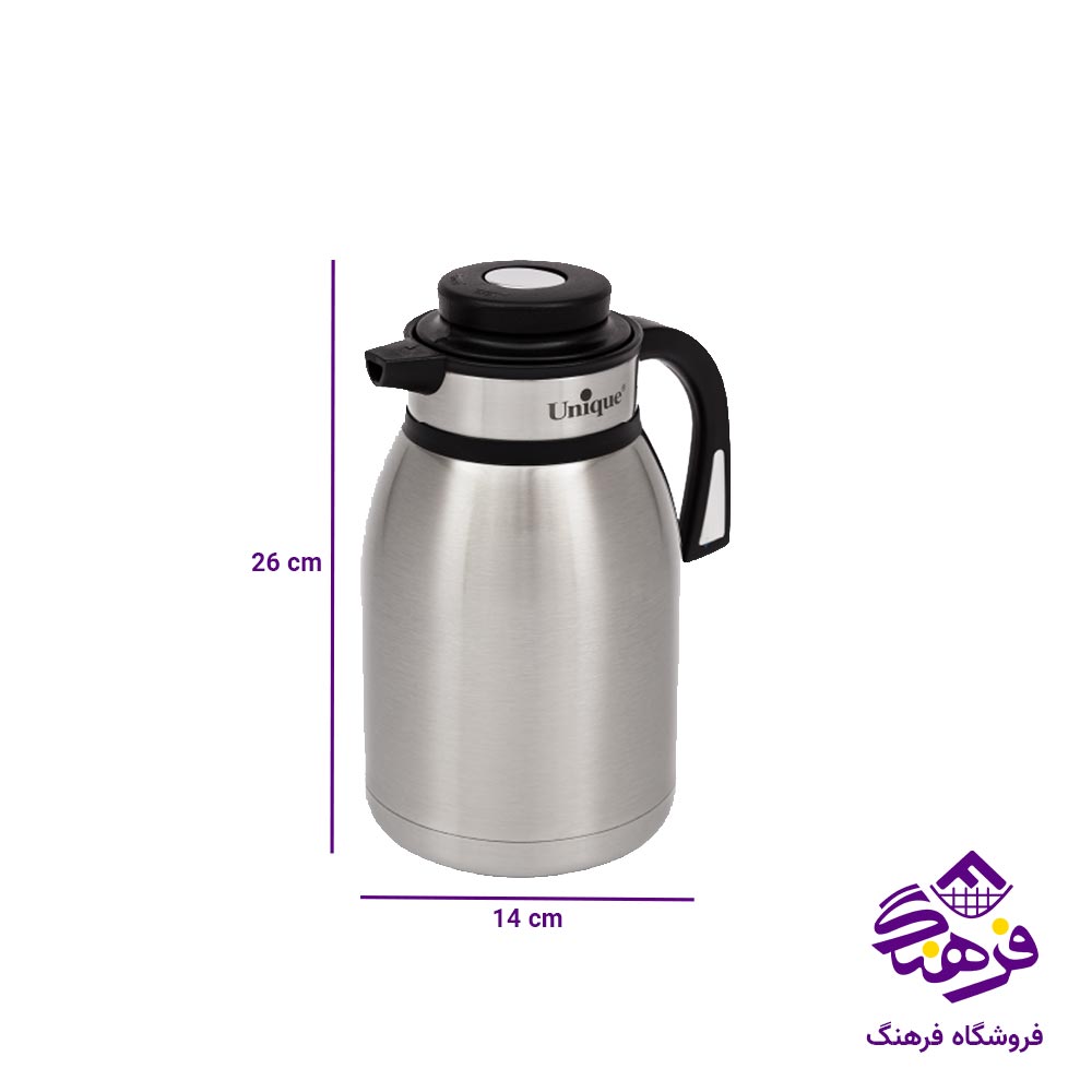 فلاسک تمام استیل یونیک 2 لیتری کد 1838 