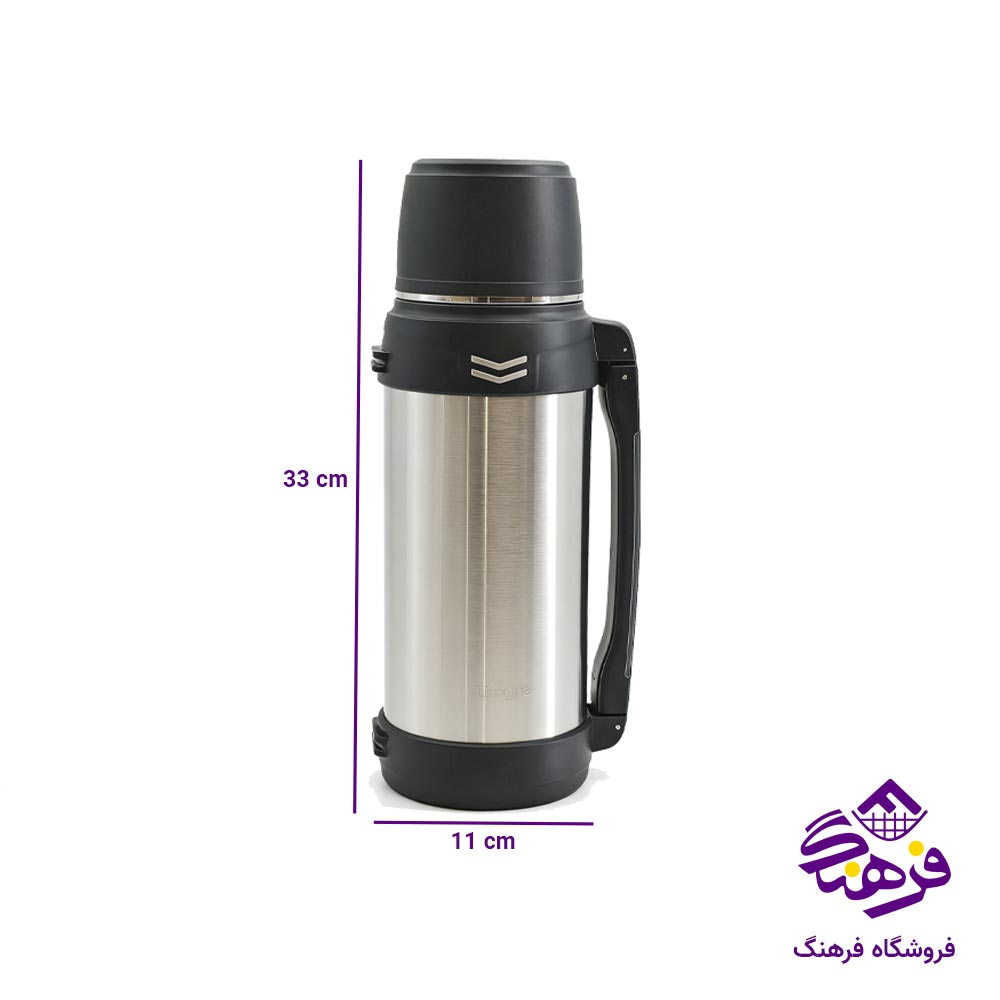 فلاسک استیل یونیک مسافرتی 2 لیتری کد 1833