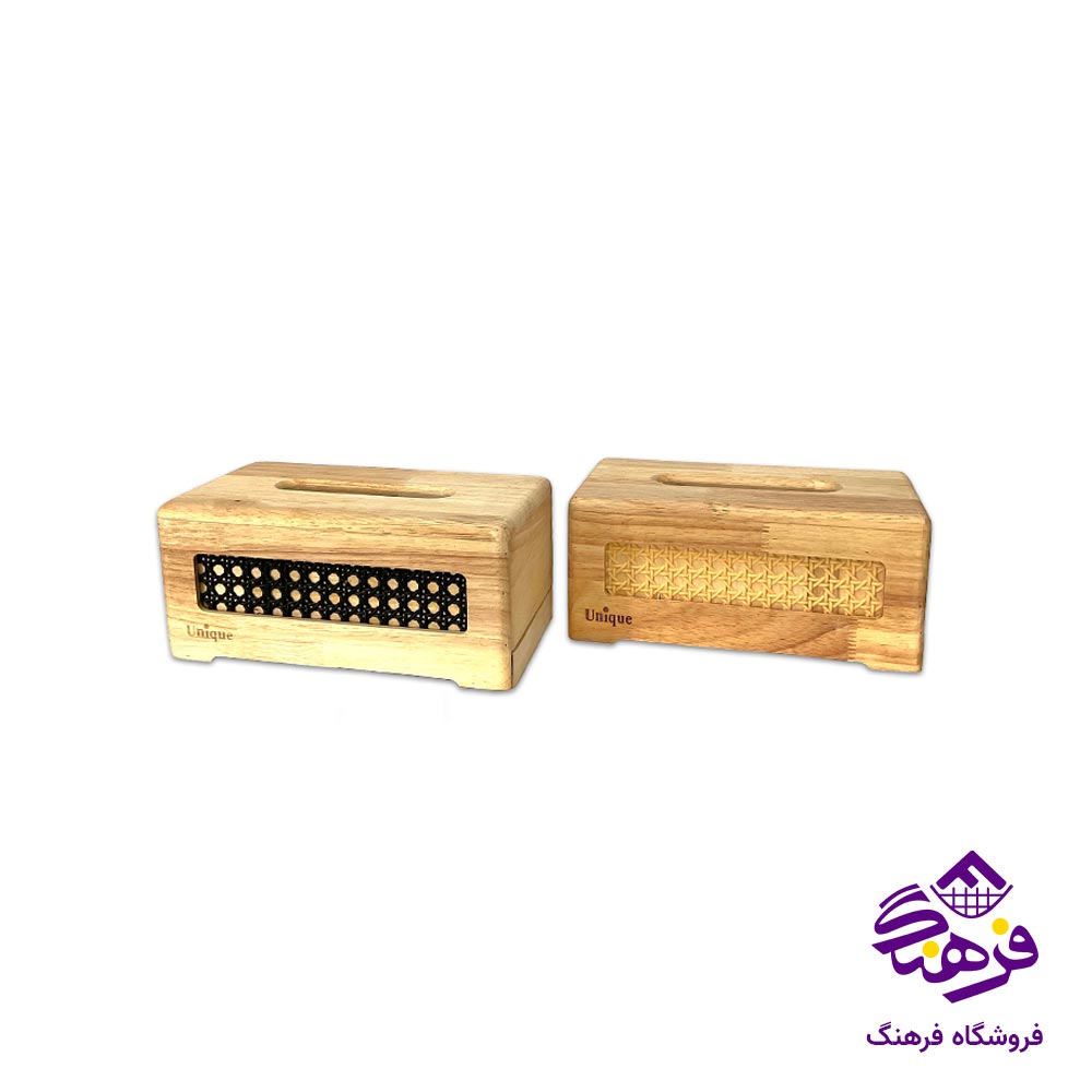 جادستمال کاغذی یونیک مدل چوبی کد 2926