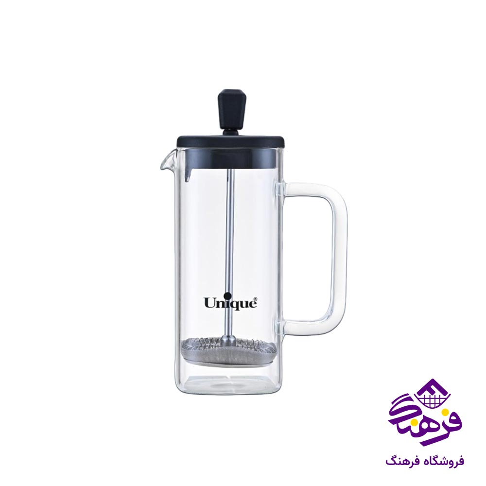 لیوان فرنچ پرس یونیک کد 3011 ظرفیت 350 میلی لیتر
