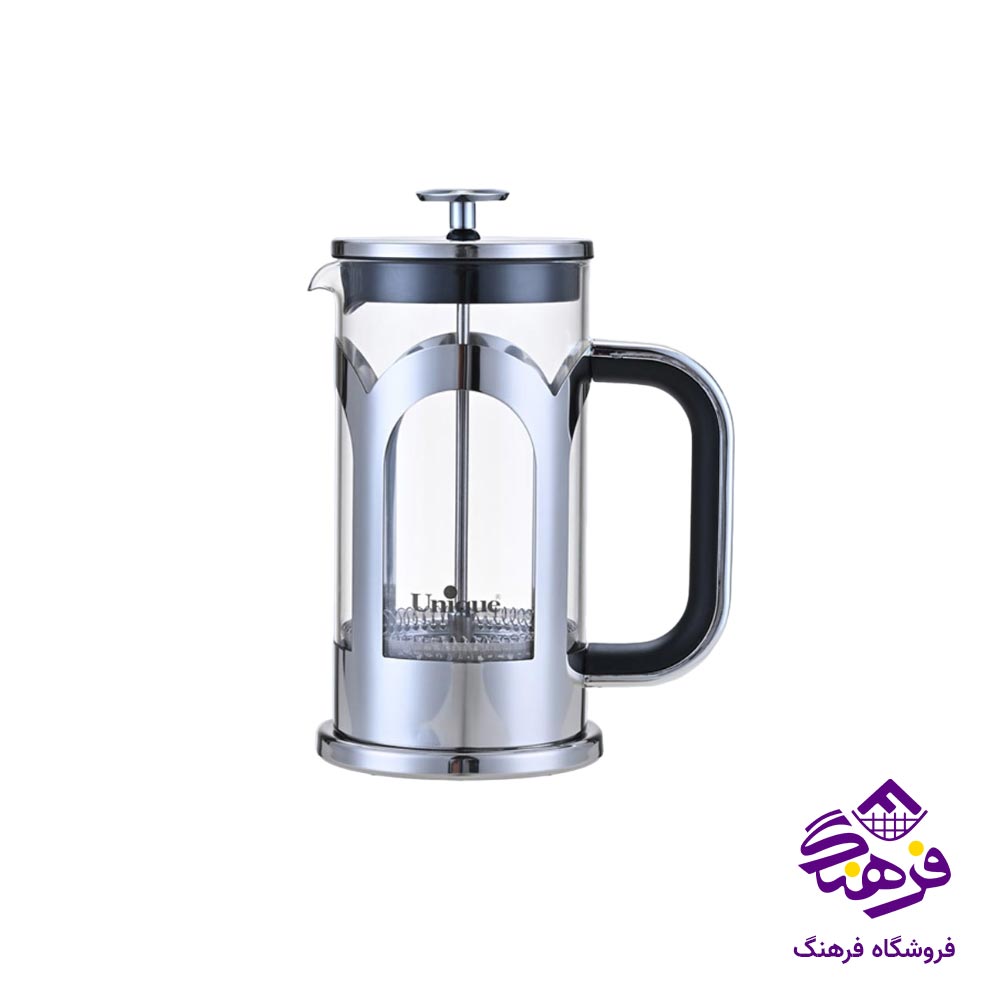 لیوان فرنچ پرس یونیک کد 3009 ظرفیت 350 میلی لیتر