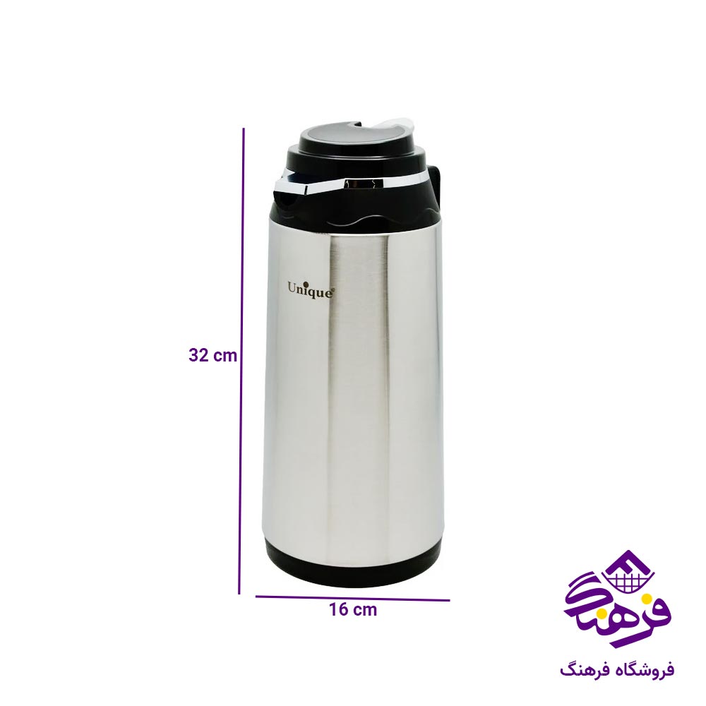 فلاسک استیل یونیک 1.6 لیتری کد 1887