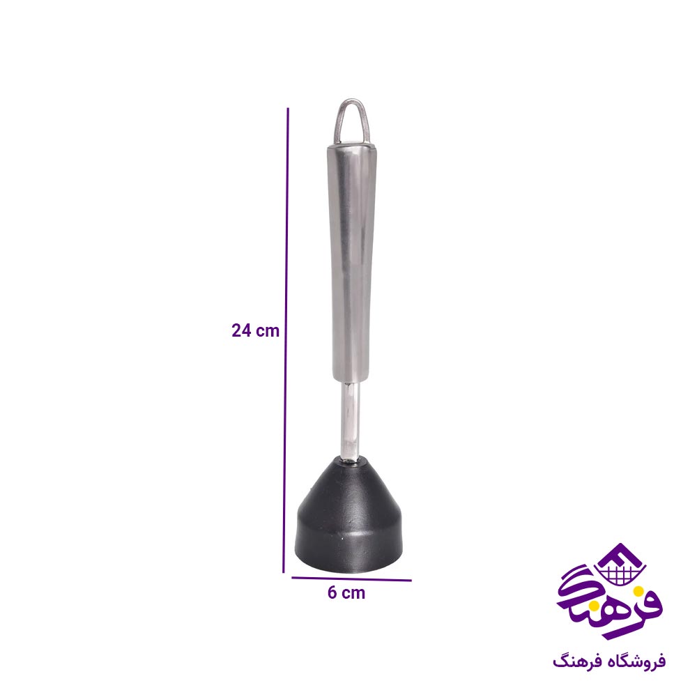 گوشت کوب یونیک دسته استیل کد 1195A