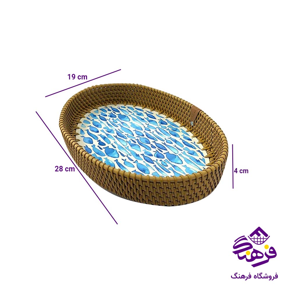 سبد بافت زیباسازان مدل سمفونی تالش سایز 3 کد 51239