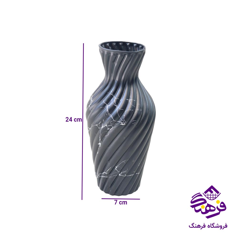 گلدان شیشه ای جام سازان مدل هاوانا مارال
