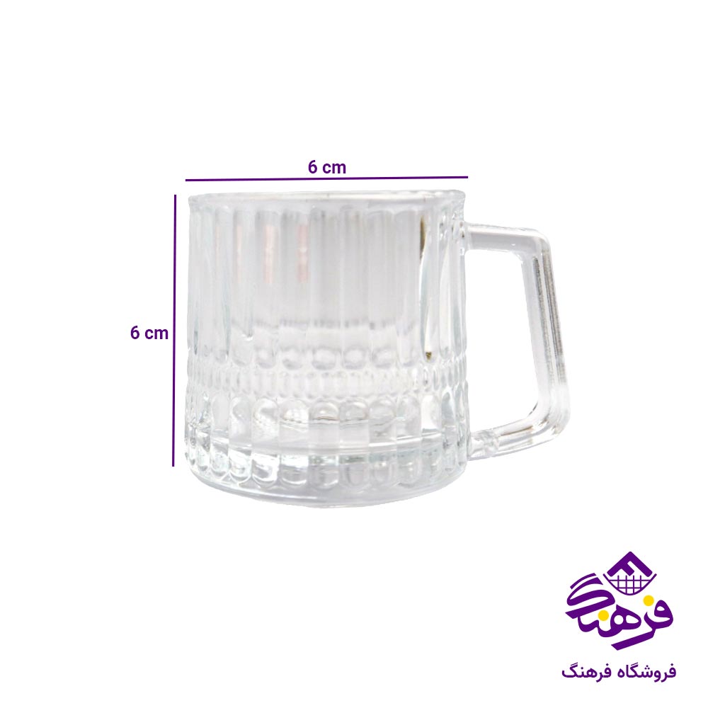 فنجان بلور بیمیکس مدل ساوینو (6 عددی)