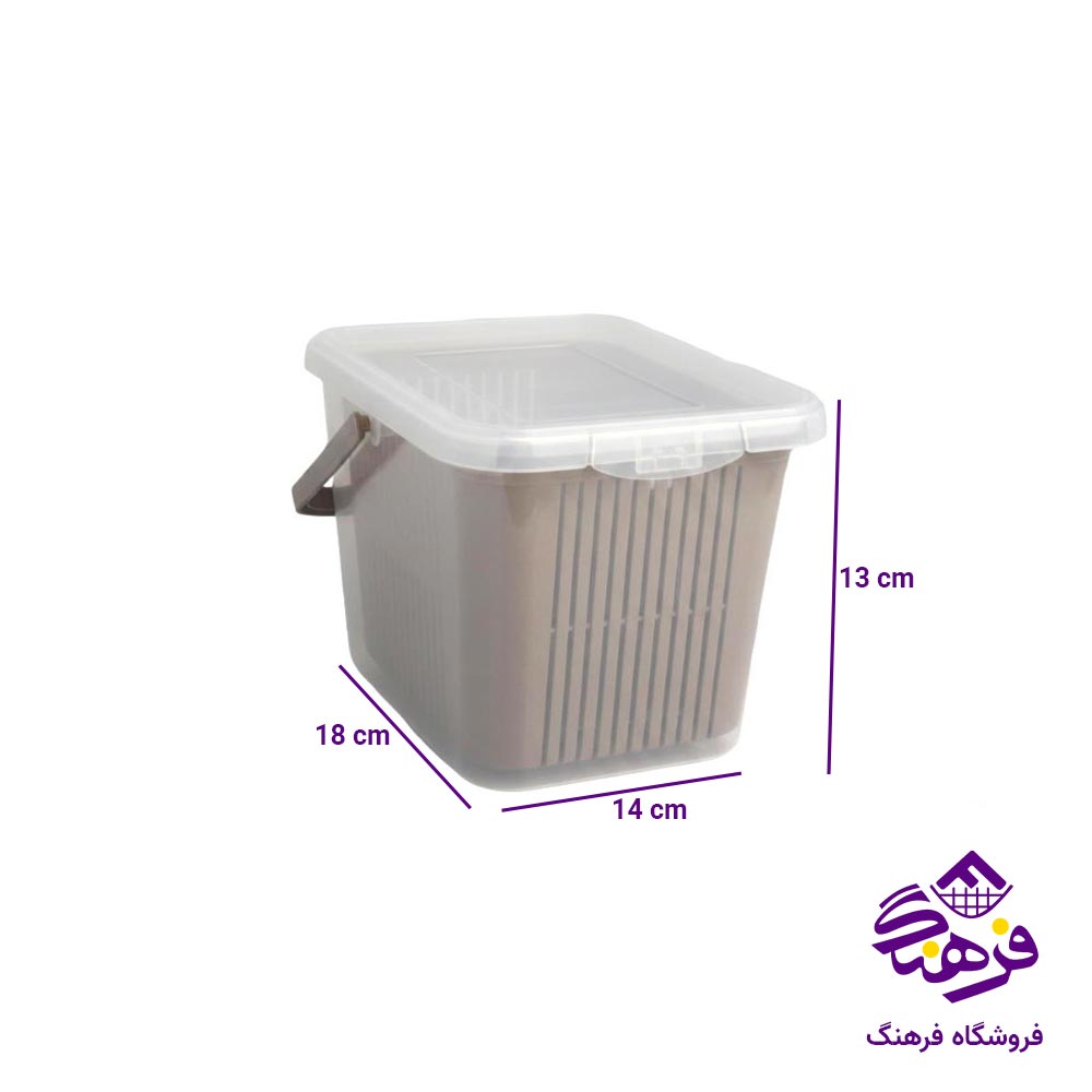 ظرف نگه دارنده ترشی هومکت سایز 1 کد 3994