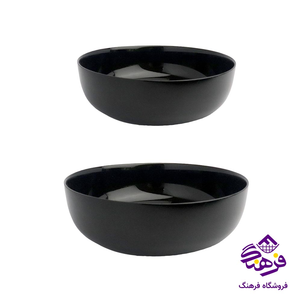 دو تابه گلدن اپال مدل اسمارت کوزین لبه بلند سایز 1 و 2 مشکی