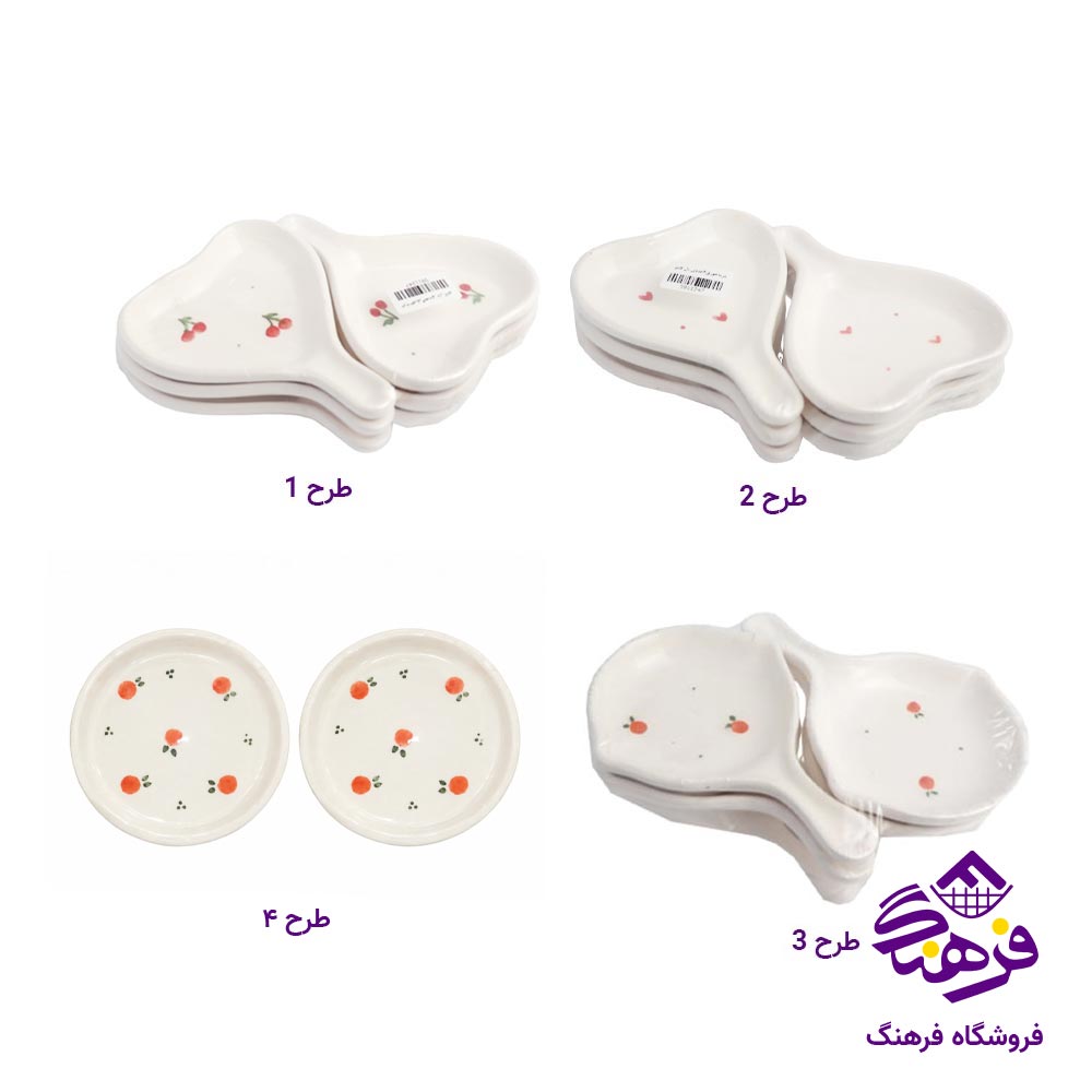 خرما خوری دل کادو 6 عددی