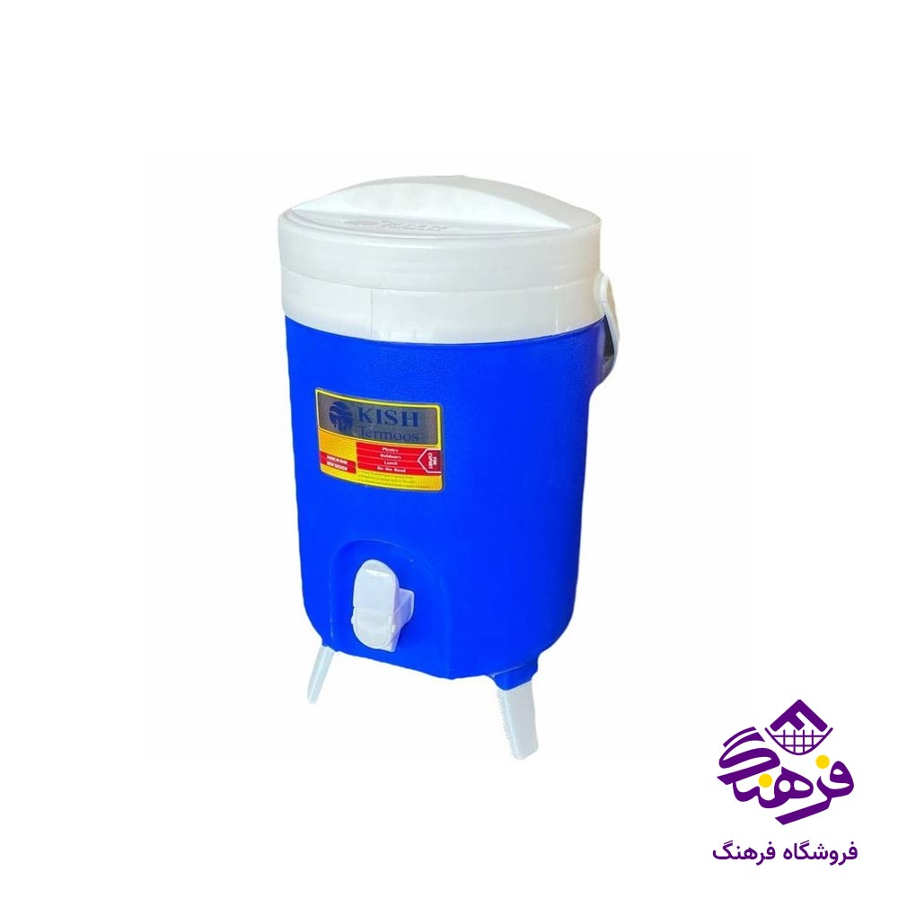 کلمن کیش درب پیچی پایه دار 8 لیتر