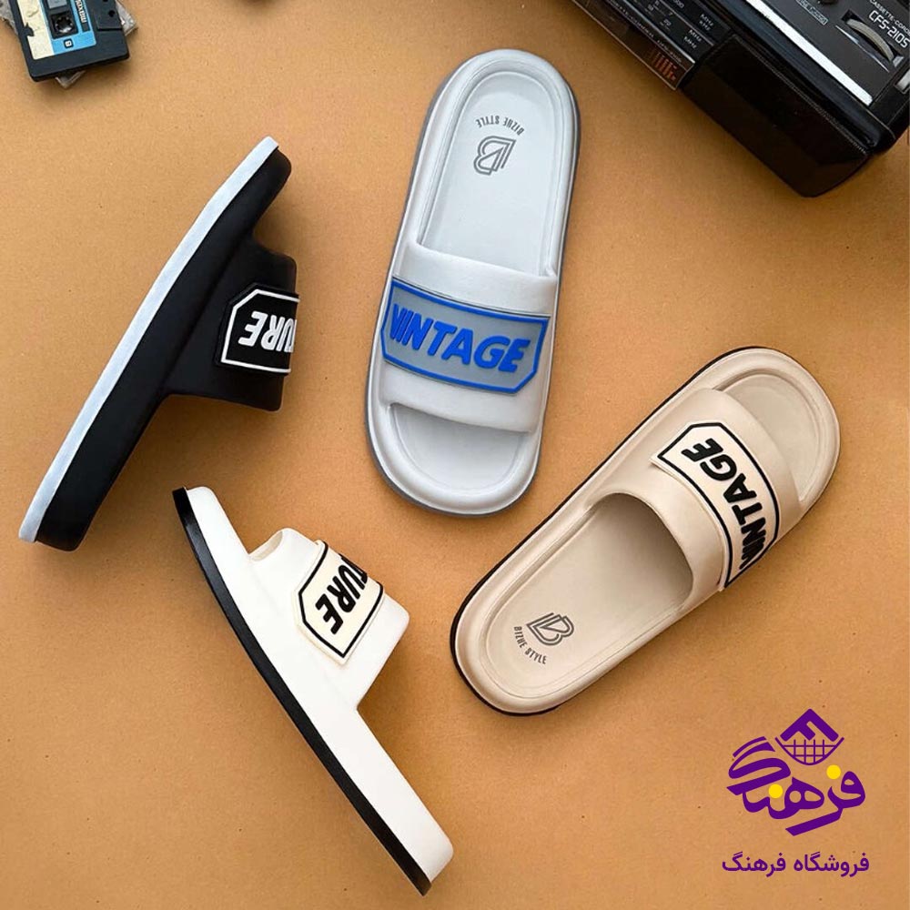 دمپایی مردانه بیژه مدل میراث کد 817