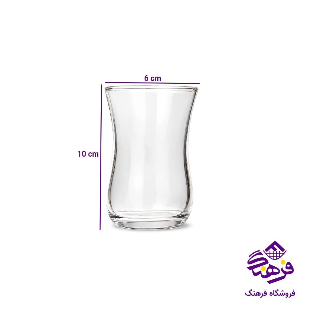 استکان بلور کاوه مدل تیانا 55 (6 عددی)